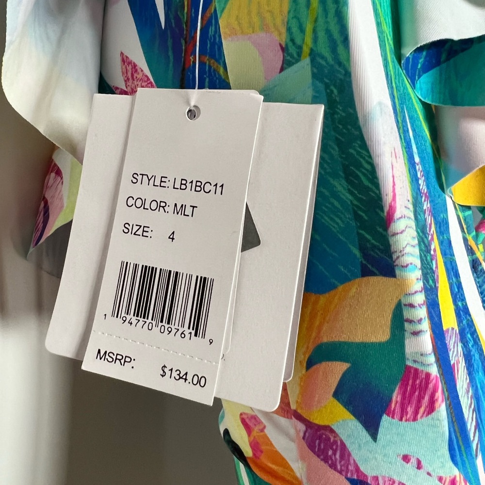 NWT LA BLANCA floral one Piece Swimsuit - Picture 5 of 5